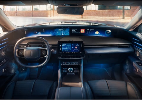 The panoramic display is shown in a 2024 Lincoln Nautilus® SUV. | North Park Lincoln in San Antonio TX